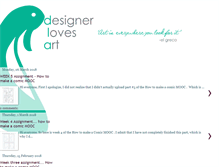 Tablet Screenshot of designerlovesart.com